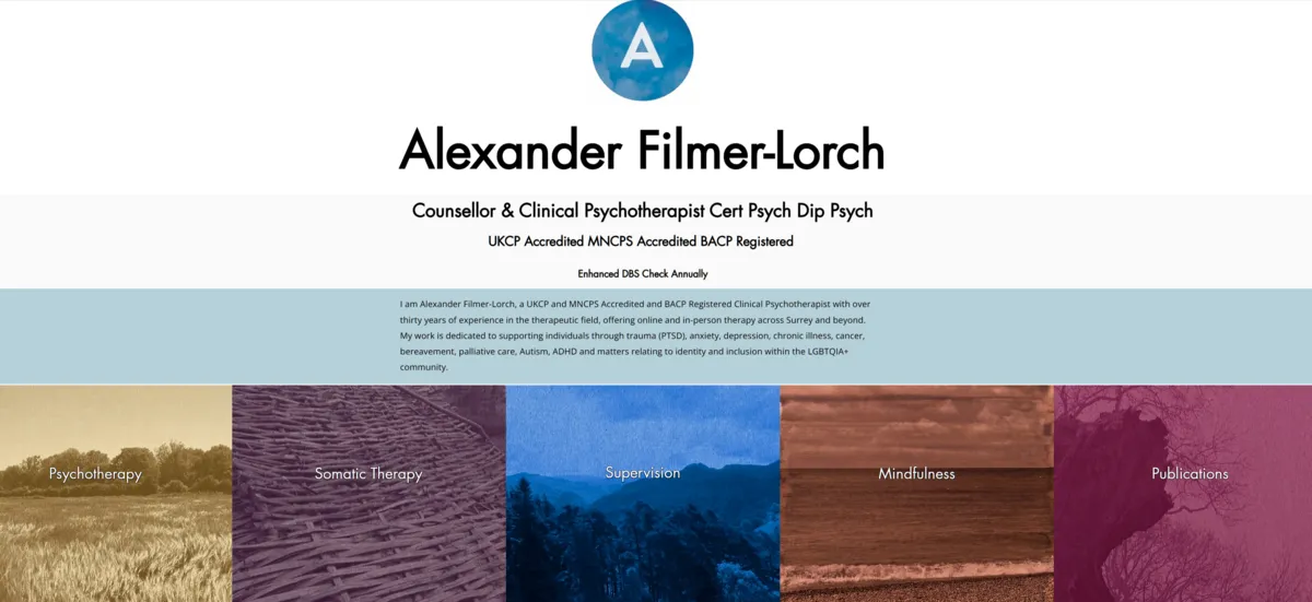 Integrative counselling and psychotherapy Wix SEO case study in Surrey