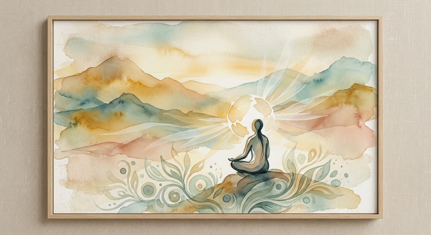 Serene healing landscape representing trauma recovery and holistic therapy at Soul Essence Psychotherapy in Boulder County Colorado